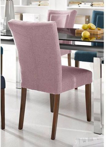 Home affaire Stoel Zena Frame van massief hout(set, 2 stuks )