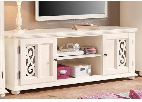 Home affaire Tv meubel Arabeske met mooi decoratief freeswerk op de deurfronten, breedte 160 cm