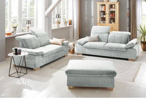 Home affaire Zithoek Bergamo Set met verstelbare armleuning en rugleuning, binnenvering