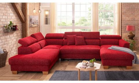 Home affaire Zithoek met verstelbare hoofdsteun, naar keuze met slaapfunctie + bedkist, ook in aqua clean pascha voor het gemakkelijke schoonmaken met water en aqua clean supreme bekleding ideaal met dierenharen en ter bescherming tegen nagels