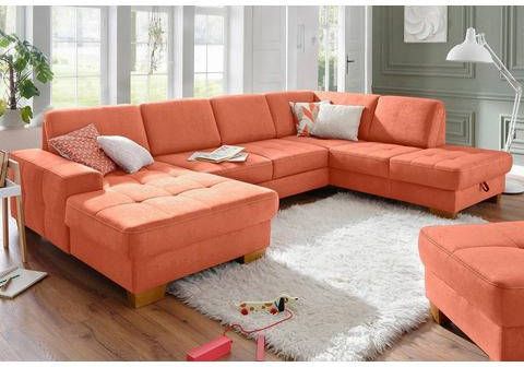 Home affaire Zithoek Pucci met binnenvering, zitdiepteverstelling, contrastnaad