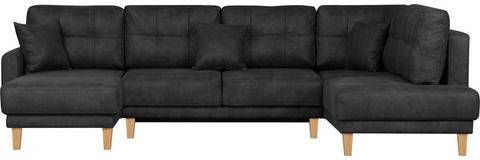 Home affaire Zithoek Triplo met stiksels, ook met slaapfunctie en bedkist