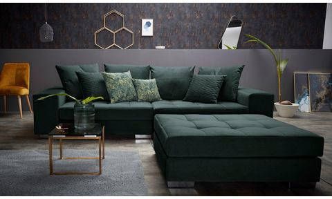 INOSIGN Megabank Vale met stiksels op de zitting, binnenvering en sierkussen