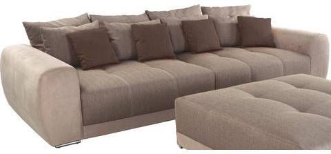 Jockenhöfer Gruppe Megabank inclusief losse rug en sierkussens, vrij plaatsbaar