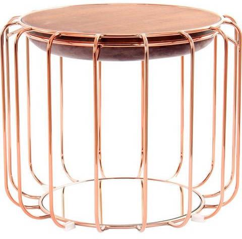 Kayoom Bijzettafeltje Bijzettafel/poef Comfortable 110 als bijzettafel en hocker te gebruiken