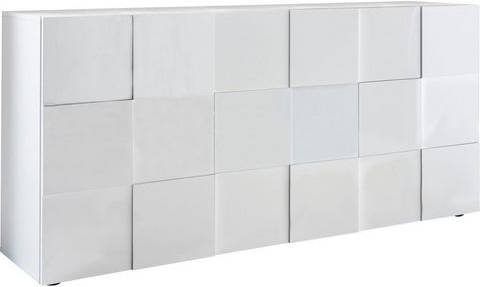 Cstore Dressoir Met 3 Deuren Wit Glanzend Gelakt L181xp42xh84 Cm Milano