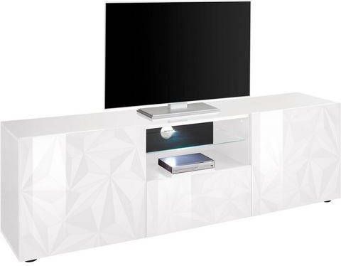 Cstore Tv meubel Glanzend Wit Gelakt L 181 X D 43 X H 57 Cm Parigi