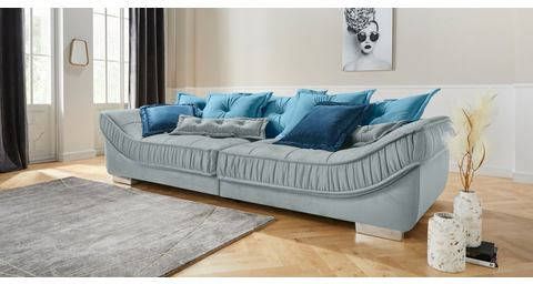 Leonique Megabank Diwan Breedte 300 cm, losse sier en rugkussens