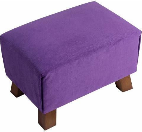 Max Winzer ® Voetenbankje Footstool Minihocker breedte 40 cm, met reptielprint