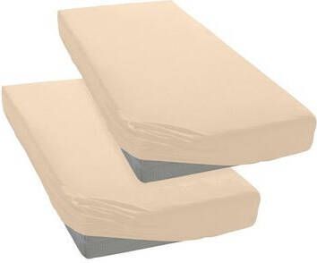 my home Hoeslaken Blackberry für sehr hohe Matratzen und Boxspringbetten, 100% Baumwolle, Bettlaken mit Gummizug, Spannbettlaken in 90x200, 140x200, 180x200 cm und weitere Größen, Bettlaken aus weichem Jersey, Laken, Spannbetttuch Jersey, voor matrasdikte tot 35 cm(boxsprings ), met elastiek