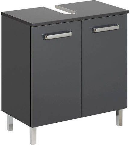 Wastafel kast MANGO 2 deuren 60 cm antraciet