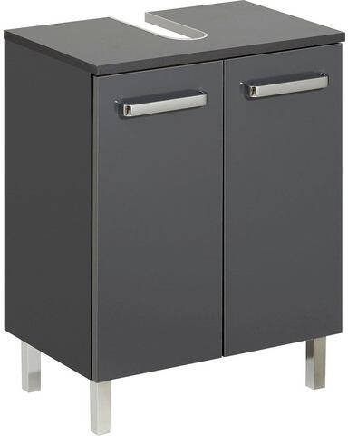 Wastafel kast MANGO 2 deuren 50 cm antraciet