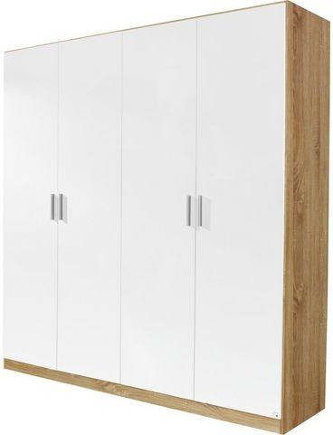 Kast CELTI 4 deuren sonoma/wit