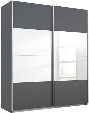 rauch Zweefdeurkast Quadra met spiegelelementen