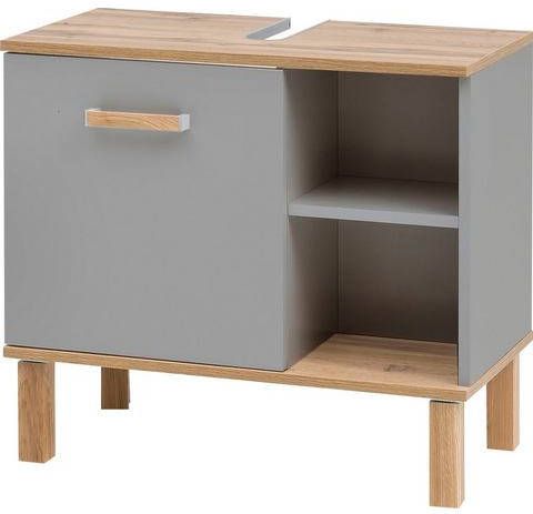 Schildmeyer Wastafelonderkast Padua Massief houten poten