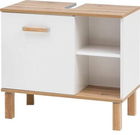 Schildmeyer Wastafelonderkast Padua Massief houten poten