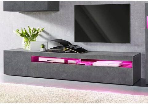 Tecnos Tv meubel Breedte 200 cm, zonder verlichting