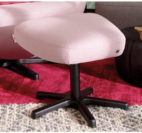 Tom Tailor Hocker TOM pure met metaal draaivoet in chroom