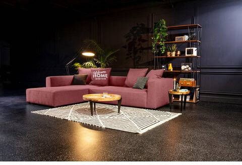 Tom Tailor Hoekbank HEAVEN casual M uit de colors collection, naar keuze met slaapfunctie & bedkist
