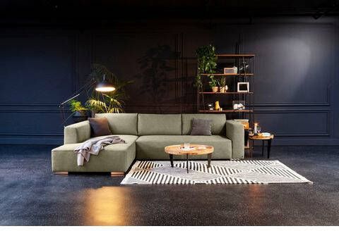 Tom Tailor Hoekbank HEAVEN stijl M uit de colors collection, naar keuze met slaapfunctie & bedkist