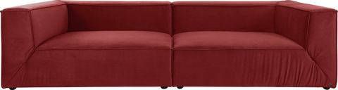 Tom Tailor Megabank BIG CUBE in 2 breedten, naar keuze met zitdiepteverstelling, diepte 129 cm