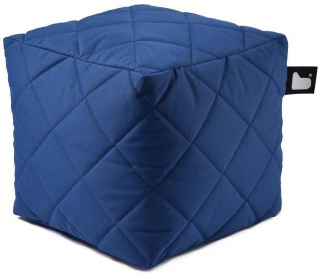 Extreme Lounging B box Quilted Poef Outdoor & Indoor Paars