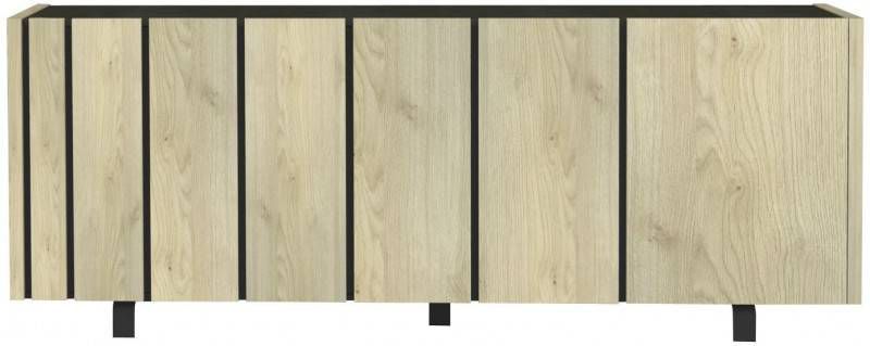 Ameubelment Dressoir Rush 230 cm breed Naturel eiken