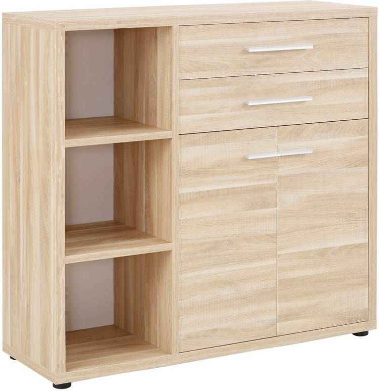 Bermeo Commode Banco 110 cm hoog Eiken