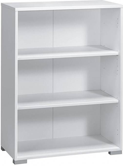 Bermeo Boekenkast Jones 2 van 110 cm hoog in wit