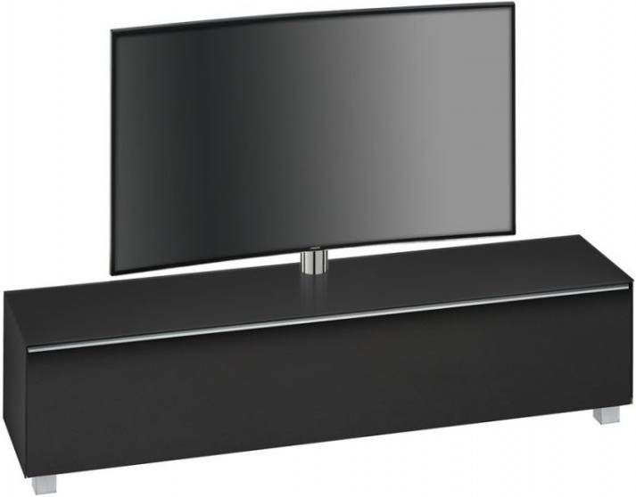 Bermeo Tv meubel Stick 180 cm breed Zwart