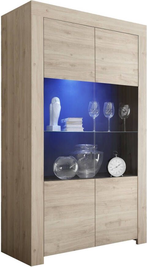 Pesaro Mobilia Buffetkast Firenze 186 cm hoog in Cadiz eiken