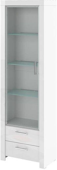 Hubertus Meble Buffetkast Impresja 190 cm hoog in hoogglans wit