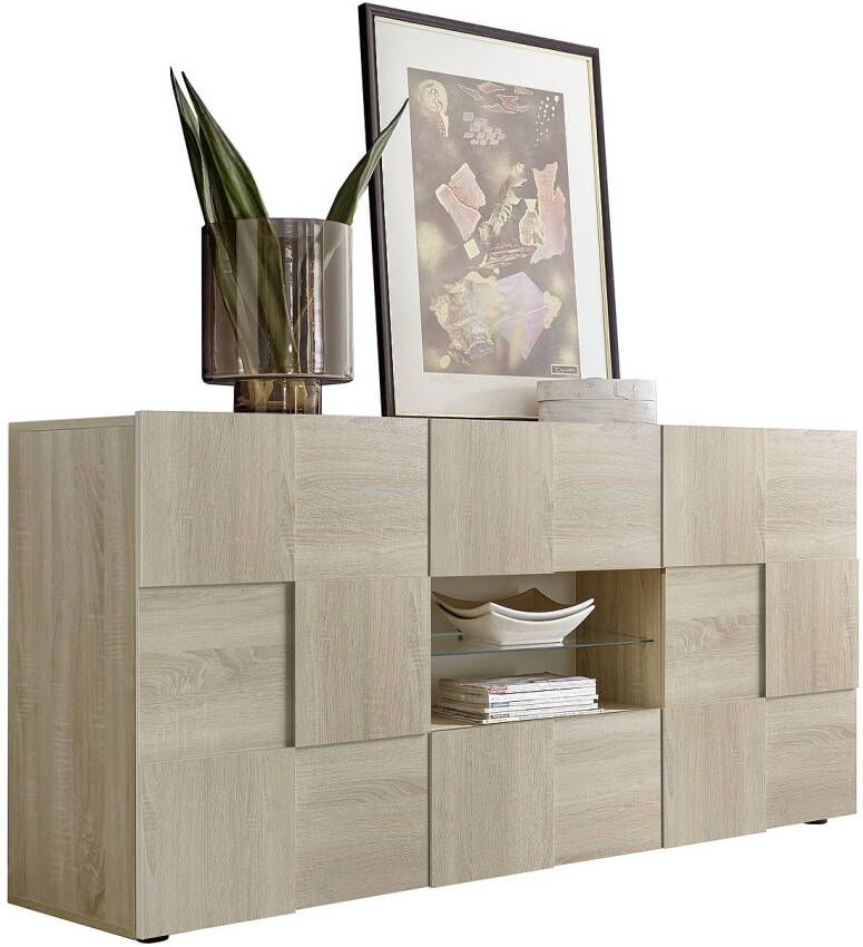 Pesaro Mobilia Dressoir Dama 181 cm breed in sonoma eiken