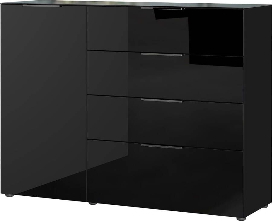 Germania Dressoir Oakland 134 cm breed in zwart