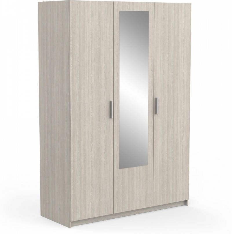 Young Furniture Kledingkast Pricy 192 cm hoog Shannon eiken met spiegeldeur