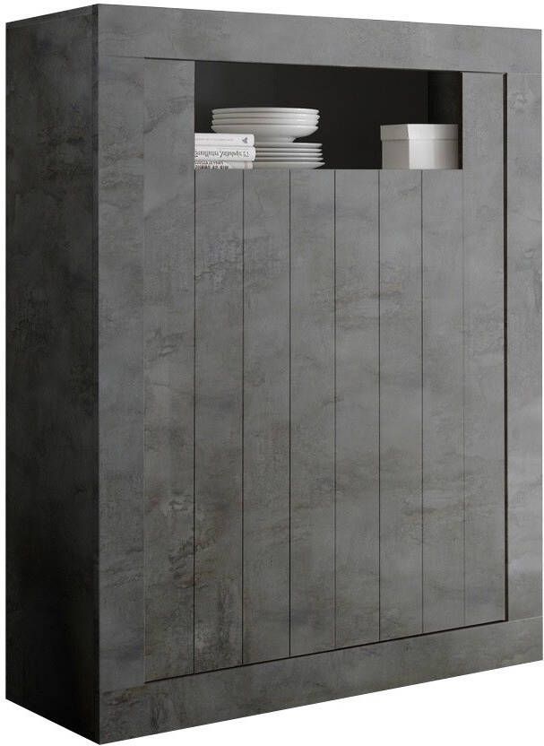 Pesaro Mobilia Opbergkast Urbino 144 cm hoog in oxid