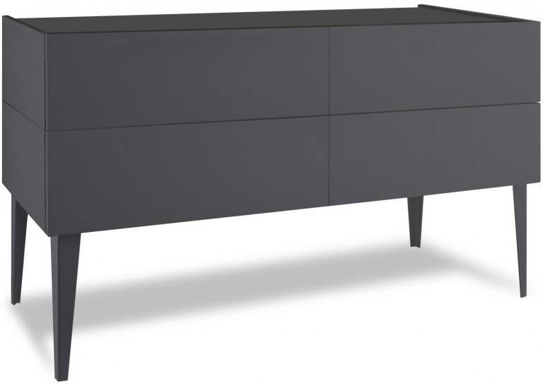 Pesaro Mobilia Commode Vespa 70 cm hoog Mat grijs