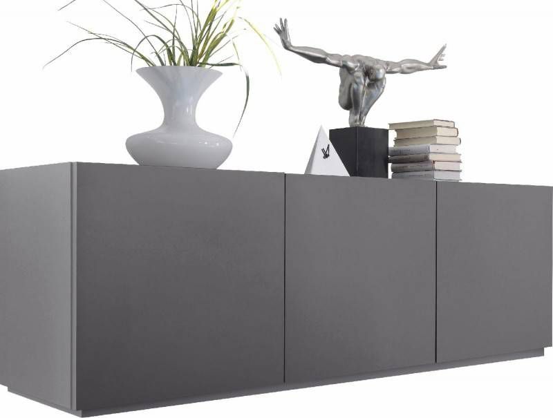 Pesaro Mobilia Dressoir Vespa 184 cm breed in mat grijs