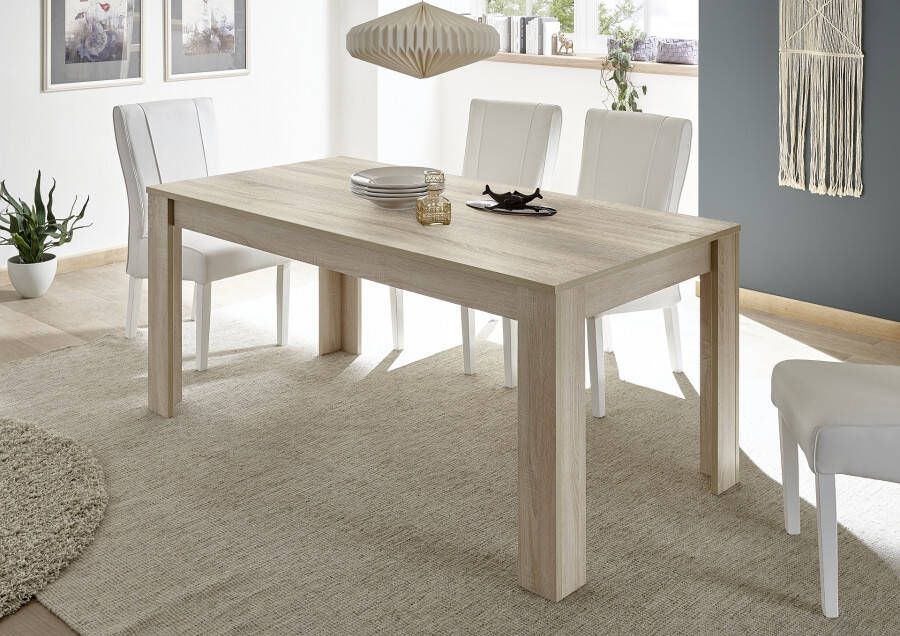 Pesaro Mobilia Eettafel Dama 180 cm breed in sonoma eiken