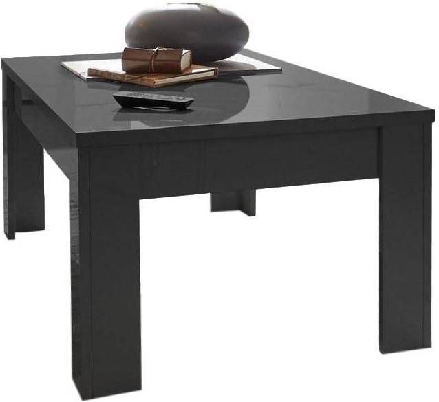 Pesaro Mobilia Salontafel Dama 122 cm breed in hoogglans grijs