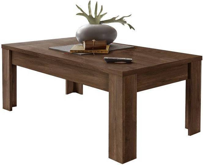 Pesaro Mobilia Salontafel SKY 122 cm breed in cognac bruin