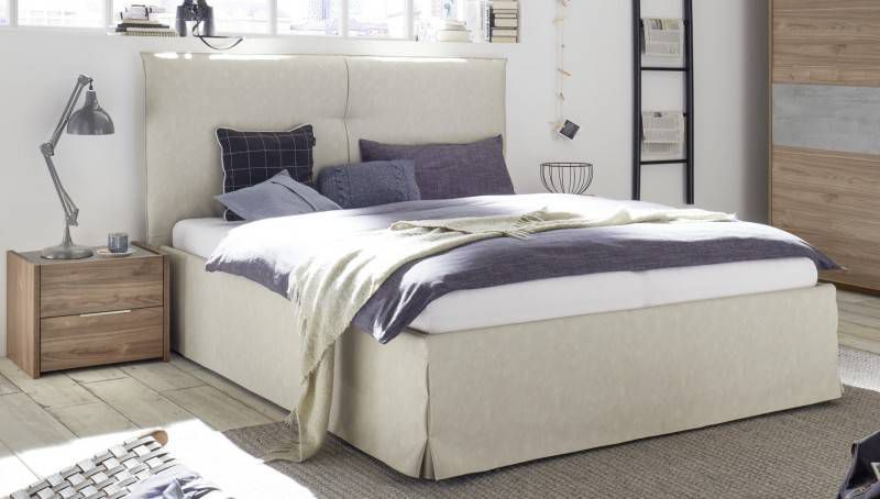 Pesaro Mobilia Tweepersoonsbed Amalti mantova 160x200cm in creme