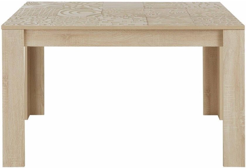 Pesaro Mobilia Uitschuifbare Eettafel Miro 180 tot 228 cm breed in sonoma eiken