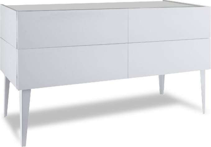 Pesaro Mobilia Commode Vespa 70 cm hoog Mat Wit