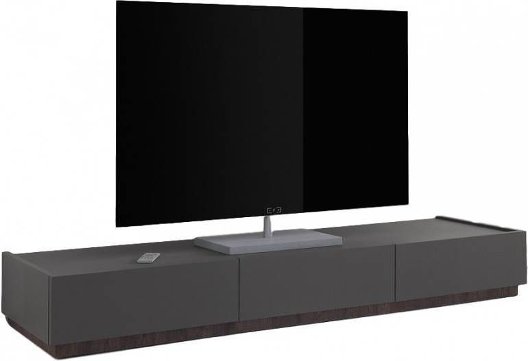 Pesaro Mobilia Tv meubel Vespa van 184 cm breed in mat grijs