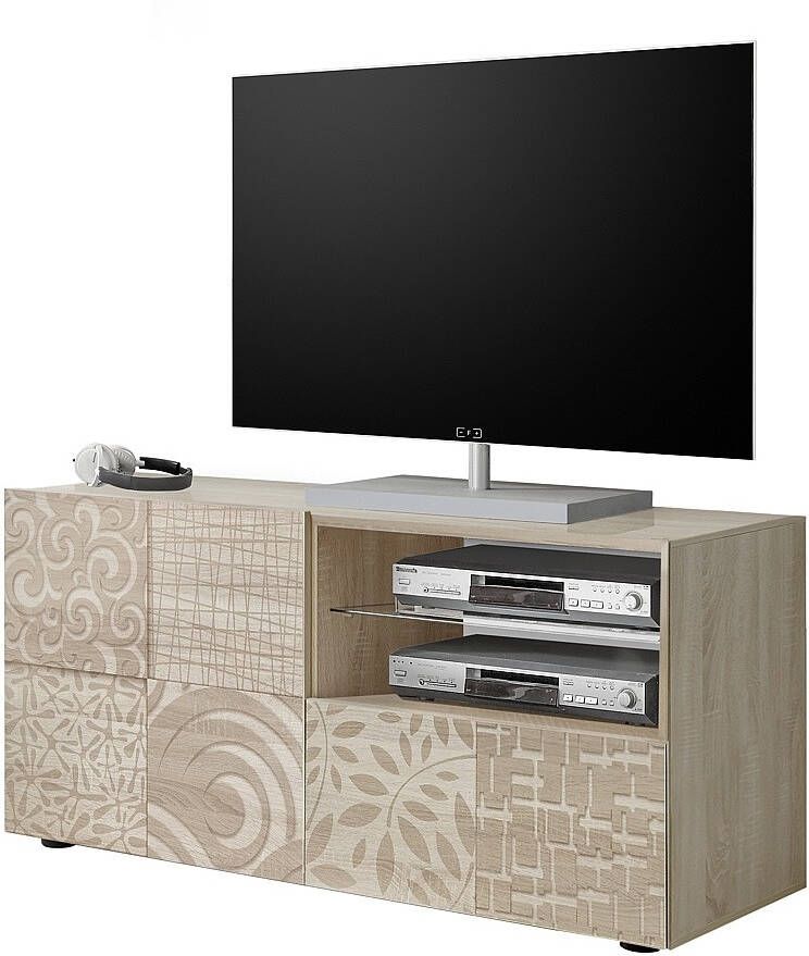 Pesaro Mobilia Tv meubel Miro 121 cm breed in sonoma eiken