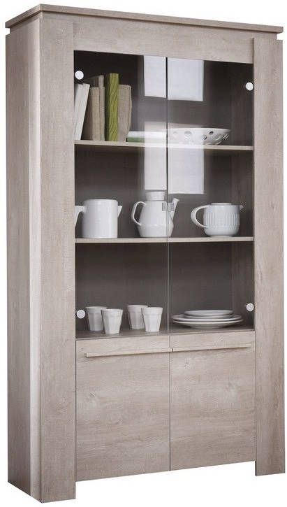 Young Furniture Buffetkast Clio 175 cm hoog in Champagne Eiken