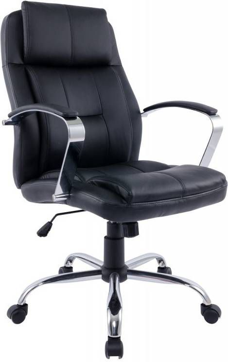 Young Furniture Bureaustoel Chromo Zwart