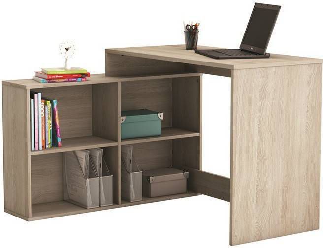 Young Furniture Hoekbureau Corner 112 cm breed in shannon eiken