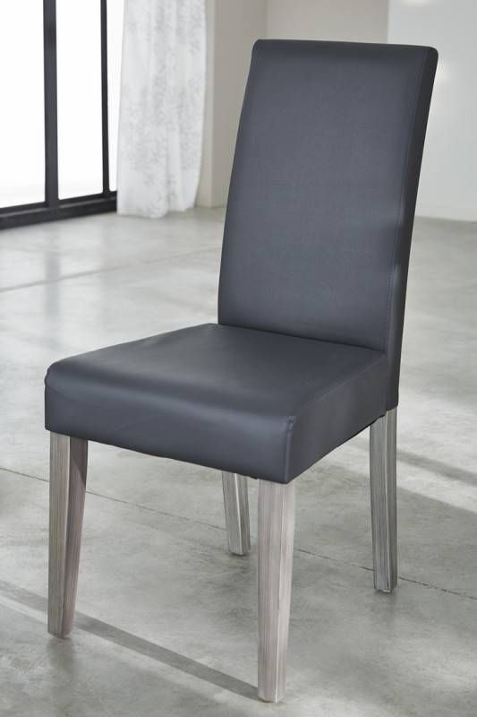 Young Furniture Eetkamerstoel Riva set van 2 stuks in grijs